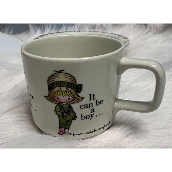 Vintage 1976 Joan Walsh Anglund A FRIEND Childs Bowl and Cup Set. Johnson Bros - Picture 5 of 9